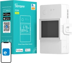 Išmanusis „Sonoff“ Wi‑Fi jungiklis su energijos sąnaudų matavimu 20 A
