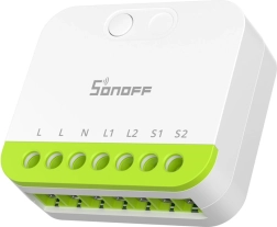 Sonoff mini-zb2gs dviejų kanalų išmanusis jungiklis Zigbee 3.0