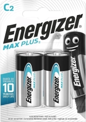 Šarminės baterijos Max Plus C LR14, 2 vnt., lizdinė pakuotė