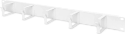 Kabelių organizatorius 1U 19" rack spintai