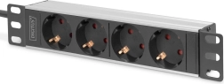 Aluminum Power Strip for 10" RACK Cabinets DIGITUS