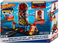 Hot Wheels miestas Super Twist padangų servisas