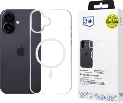 Transparent magnetic Armor MagCase for iPhone 16 with MagSafe