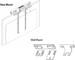 VESA Mount and Wall Bracket for Poly Studio X