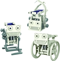 Saulės robotai 3 viename – edukacinė konstruktorių rinkinio 4M