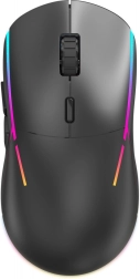 Wireless gaming mouse samurai with dual connection and battery