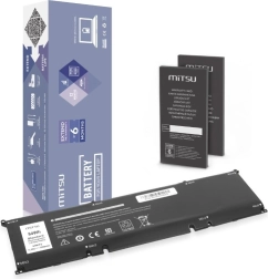 Mitsu battery for Dell Alienware M15/M17 R3–R4, Precision 5550 and XPS 15 9500/9510 laptops (69 Wh, 11.55 V)