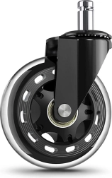 Guminiu ratukas biuro kėdei, 76 mm – 1 vnt.