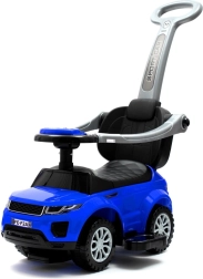 Children's 3-in-1 push bike with parent handle BABY MIX blue