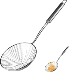 Nerūdijančio plieno vielinis samtis-putų nugriebtuvas Vilde 37 cm