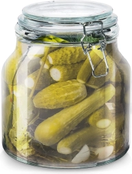 Stiklinis indas su spaustuku IRMA 2,4 l