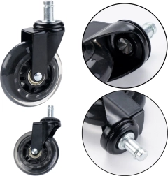 Skaidrus tylus guminis ratukas kėdei