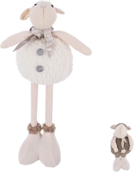 Plush Sheep with Long Legs – decoration and cuddle toy (2 sizes)
