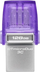 Kingston DataTraveler microDuo 3C 128 GB Flash Drive (USB‑A/USB‑C)