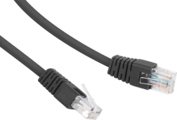 Patch cable category 6 UTP 0.5m black