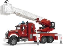 Bruder Bworld gaisrinis automobilis Mack Granite su išstumiamomis kopėčiomis 1:16 – 1 vnt.