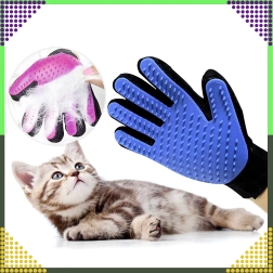 Masažinė ir šukavimo pirštinė šunims ir katėms