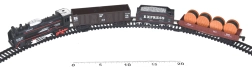 Rail King Train Set with Light Effects