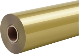 HTVRONT Pure heat transfer vinyl gold 30.5 cm × 1.8 m