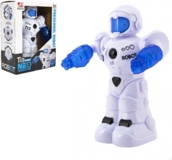 Važiuojantis kalbantis robotas su šviesa ir garsu dėžutėje