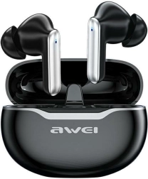 AWEI T50 TWS TWS belaidės ausinės Bluetooth 5.3 – juodos