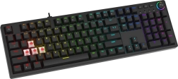 Mechaninė žaidimų klaviatūra Savio Styx Outemu Red Hot Swap RGB