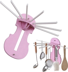 Sulankstomas sieninis rankšluosčių ir indų laikiklis