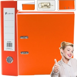Orange A4 Lever Arch File, 75 mm Spine