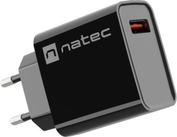 Tinklo įkroviklis NATEC ribera 1× USB‑A 18 W, juodas