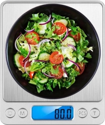 Skaitmeninės virtuvinės svarstyklės RUHHY 500 g, tikslumas 0,01 g