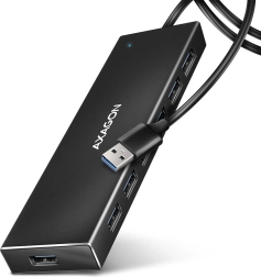 7 prievadų USB šakotuvas AXAGON HUE-F7A