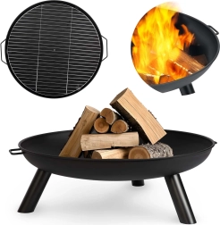 Garden fire pit with grate 60 cm BERDSEN