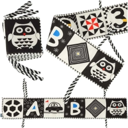 Edukacinė knygelė – apsauginis lovytės kraštas „Pelėda“