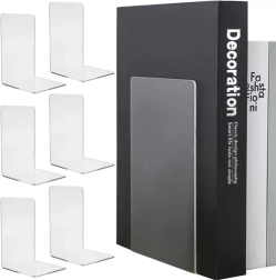 Permatomos knygų atramos RUHHY – rinkinys 6 vnt.