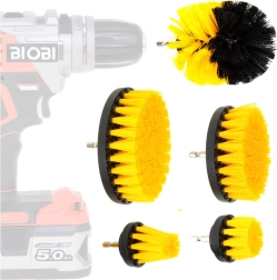 Daugiafunkciai gręžtuvo antgaliai valymui, 5 dalių rinkinys