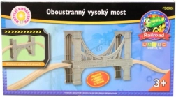 Dvipusis aukštas tiltas vaikiškiems bėgiams