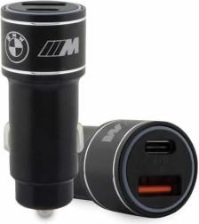 20W PD-QC 3.0 fast-charging car charger black