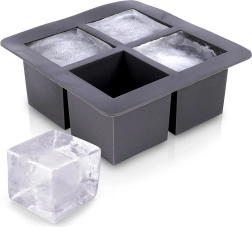 Silikoninė forma XXL ledo kubeliams 15,5 × 15,5 × 6 cm
