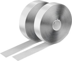 Savaime lipnus sausas lipdukas (Velcro) LOGILINK, rinkinys 5 m, juodas