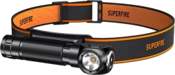 Superfire priekinis žibintas TH04-S 1000 lm su USB‑C