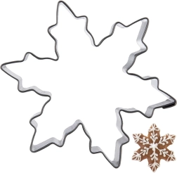 Metalinis sausainių formelės pjaustytuvas snaigės formos 5,5 cm