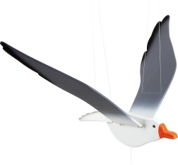 Medinė kabinama dekoracija Žuvėdra