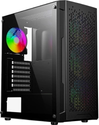 Fornax 400X gaming case with tempered glass and ARGB fans