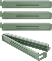 Maišelių spaustukų rinkinys, 4 vnt.