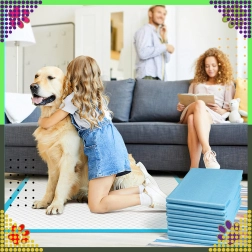 Higieniniai paklotai šunims XL 60 × 90 cm, itin sugeriantys, 50 vnt.