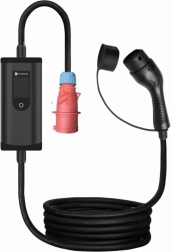 Nešiojamas AC įkroviklis elektromobiliams Defenzo ToGo 11 kW, Type 2