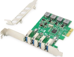 Expansion Card (Controller) USB 3.0 PCI Express 4x USB 3.0 Low Profile Chipset: VL805