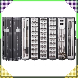 Magnetinių precizinių atsuktuvų rinkinys 128 viename