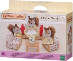 Trijų dalių SYLVANIAN FAMILIES sėdimųjų baldų komplektas nameliui