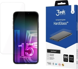 Grūdintas stiklas HardGlass, skirtas iPhone 15 Pro 6,1" 9H